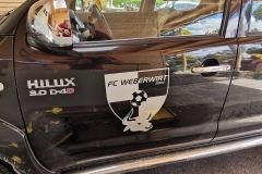 Beschriftung FC Weberwirt